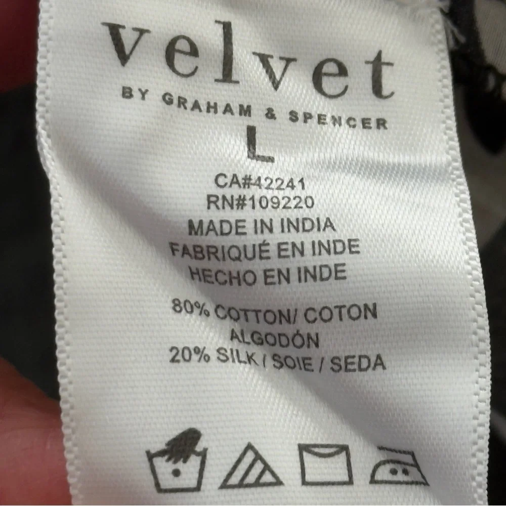 Velvet by Graham & Spencer Dress Raya Printed Silk Cotton Voile Maxi Dress - Picture 5 of 5